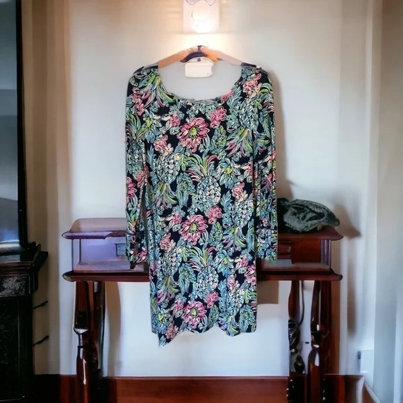 Lilly Pulitzer Pineapple Paradise Tessa Dress 88189 XL - Picture 2 of 4